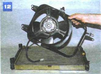 Снятие радиатора на автомобиле с двигателем УМПО-331