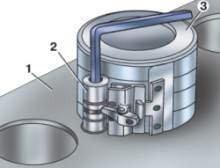 Установка шатунно-поршневой группы в цилиндр двигателя