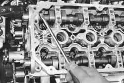 Снятие, дефектовка и установка распределительных валов двигателя
