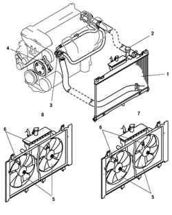 Компоненты системы охлаждения автомобилей Mazda 6