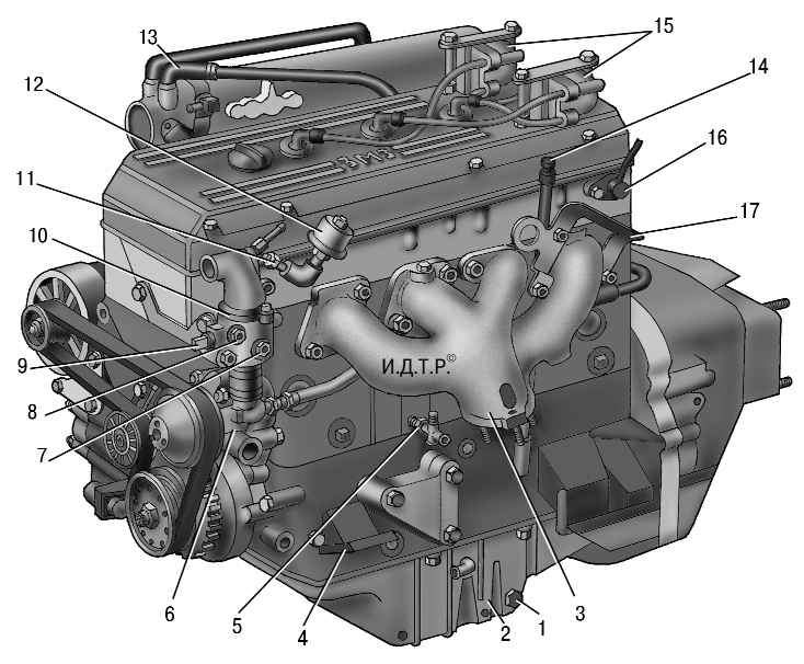 двигатель змз 409 
