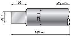 Размеры специальной оправки для центрирования ведомого диска сцепления