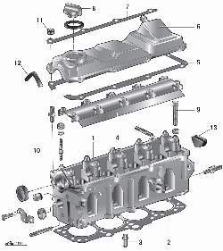 Головка блока цилиндров двигателей SOHC