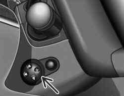 Кнопка для электрорегулировки положения рулевого колеса