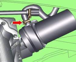 Расположение масляного фильтра на бензиновых двигателях V6