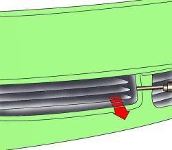 Снятие решетки в нижней части переднего бампера