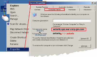 hostname
