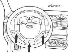 Болты крепления модуля подушки безопасности водителя