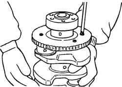 Проверка зазора между зубом ротора датчика и наконечником датчика с помощью глубиномера