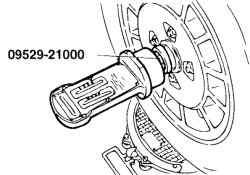 Специальный инструмент для измерений углов установки колес