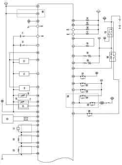 а. Монтажная схема системы управления топливной системой автомобиля Mazda 6 без иммобилайзера (часть 1)