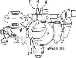 Расположение штуцеров дроссельного узла двигателя c турбонаддувом