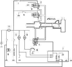 Схема системы прогрева двигателя системы РВТ