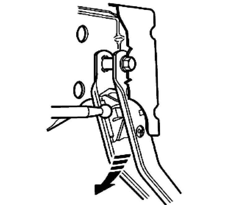 На рисунке 97 изображена тормозная педаль автомобиля