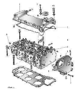 Головка блока цилиндров двигателя AAA