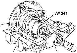 Съемник VW431 для снятия внутреннего кольца подшипника колеса