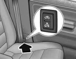Клавиши для отключения наблюдения за внутренним пространством автомобиля и защиты от погрузки на автомобиль-эвакуатор